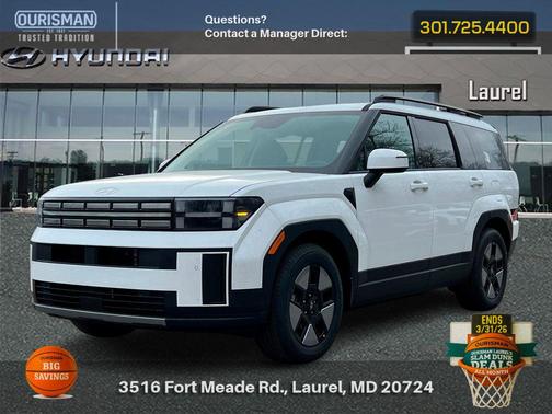 Serenity White 2026 Hyundai SANTA FE SEL 2.4