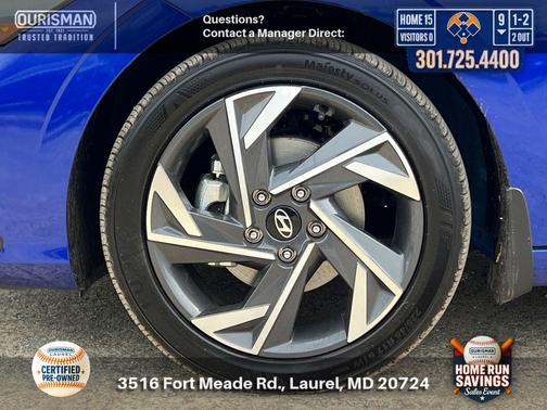 Intense Blue 2025 Hyundai ELANTRA Sport