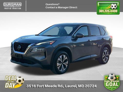 Gun Metallic 2023 Nissan Rogue SV