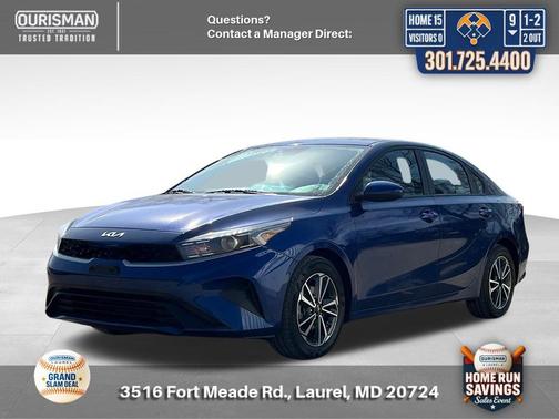 Deep Sea Blue 2023 Kia Forte LXS