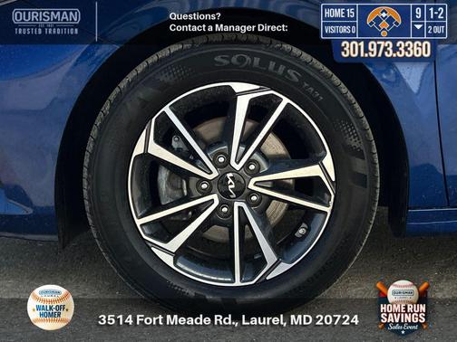 Deep Sea Blue 2023 Kia Forte LXS