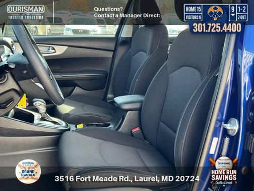 Deep Sea Blue 2023 Kia Forte LXS