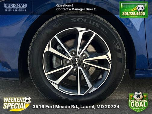Deep Sea Blue 2023 Kia Forte LXS