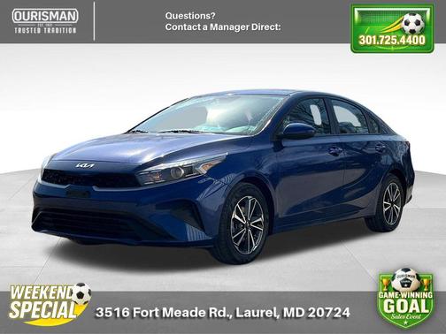 Deep Sea Blue 2023 Kia Forte LXS