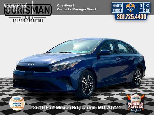 Deep Sea Blue 2023 Kia Forte LXS