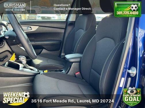 Deep Sea Blue 2023 Kia Forte LXS