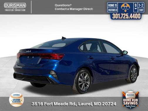 Deep Sea Blue 2023 Kia Forte LXS