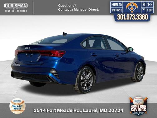 Deep Sea Blue 2023 Kia Forte LXS