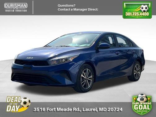 Deep Sea Blue 2023 Kia Forte LXS