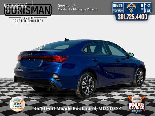Deep Sea Blue 2023 Kia Forte LXS
