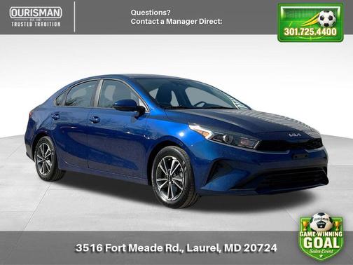 Deep Sea Blue 2023 Kia Forte LXS