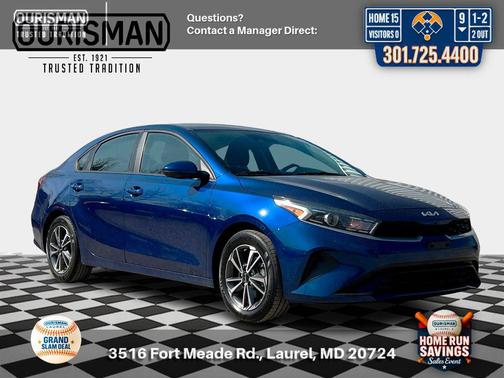 Deep Sea Blue 2023 Kia Forte LXS