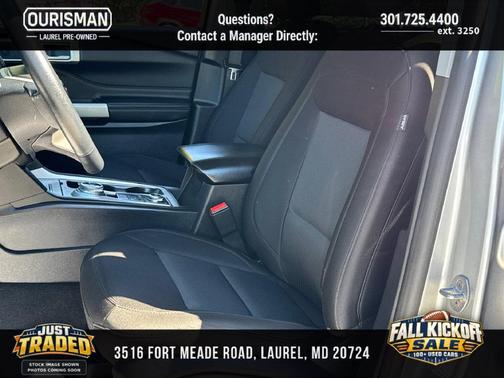 Iconic Silver Metallic 2023 Ford Explorer XLT