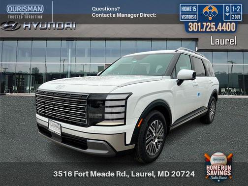 Creamy White Pearl 2026 Hyundai PALISADE SEL Premium 8P
