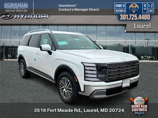 Creamy White Pearl 2026 Hyundai PALISADE SEL Premium 8P