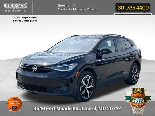 Deep Black Pearl 2023 Volkswagen ID.4 AWD Pro S