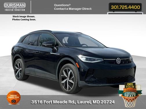 Deep Black Pearl 2023 Volkswagen ID.4 AWD Pro S