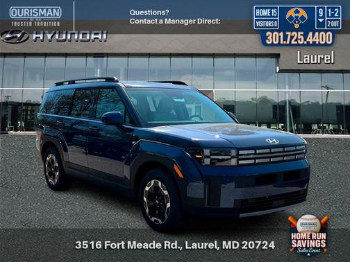 Atlantis Blue 2026 Hyundai SANTA FE SEL 2.4