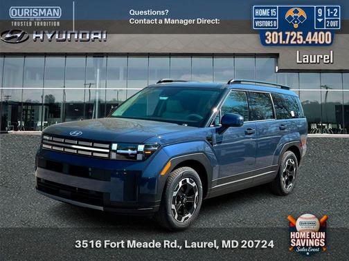 Atlantis Blue 2026 Hyundai SANTA FE SEL 2.4