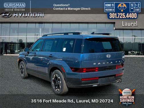 Atlantis Blue 2026 Hyundai SANTA FE SEL 2.4