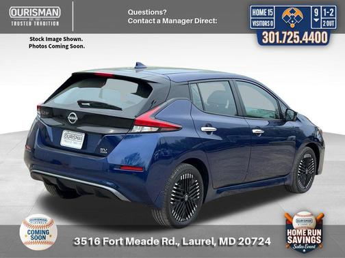 Deep Blue Pearl 2025 Nissan Leaf SV PLUS