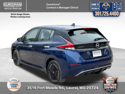 Deep Blue Pearl 2025 Nissan Leaf SV PLUS
