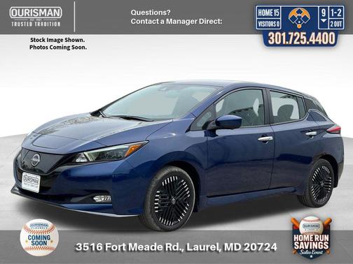 Deep Blue Pearl 2025 Nissan Leaf SV PLUS