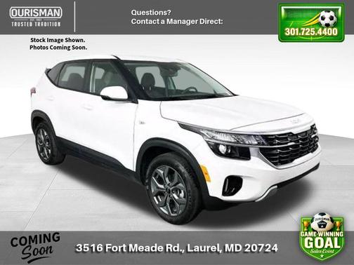 Clear White/Black Roof 2021 Kia Seltos SX Turbo