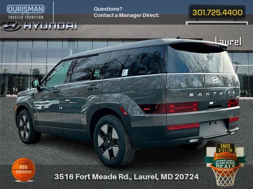 Gray 2026 Hyundai SANTA FE SE