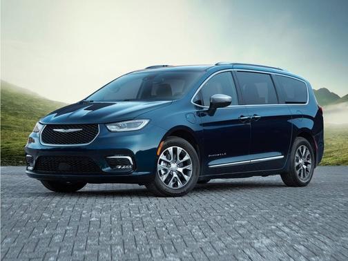 Brilliant Black Crystal Pearlcoat 2023 Chrysler Pacifica Hybrid Touring L