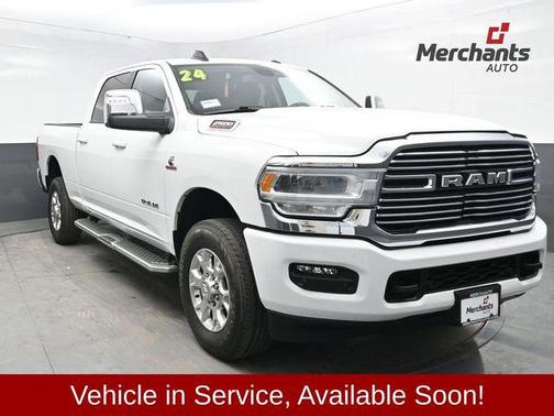 Bright White Clearcoat 2024 RAM 2500 Laramie Crew Cab 4x4 6'4' Box
