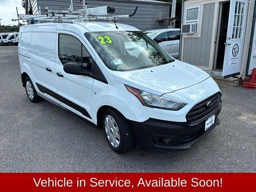 Frozen White 2023 Ford Transit Connect XL Cargo Van