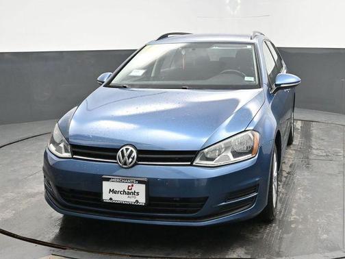 Blue 2016 Volkswagen Golf SportWagen TSI S 4-Door