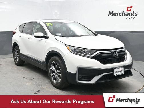 Platinum White Pearl 2021 Honda CR-V AWD EX
