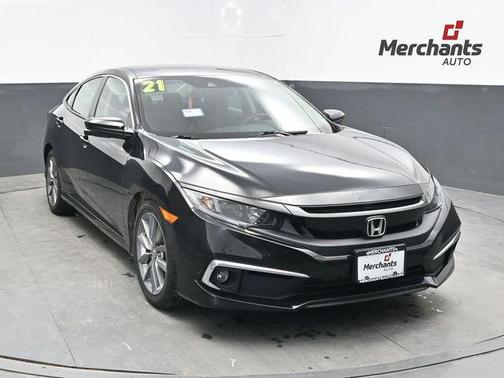Crystal Black Pearl 2021 Honda Civic EX