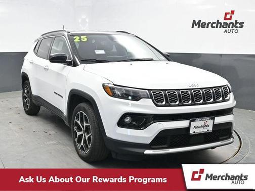 Bright White Clearcoat 2025 Jeep Compass Limited