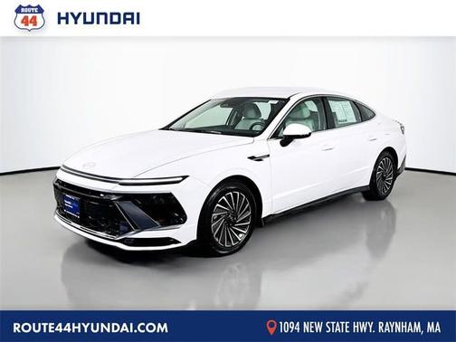 White 2025 Hyundai SONATA Hybrid SEL