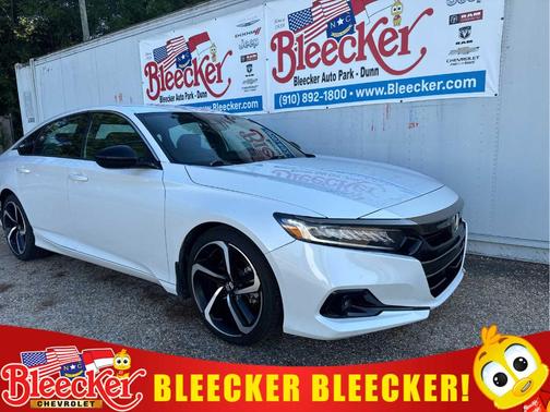 White 2022 Honda Accord Sport 1.5T