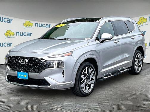 Shimmering Silver 2023 Hyundai SANTA FE Calligraphy