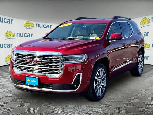 Volcanic Red Tintcoat 2023 GMC Acadia Denali