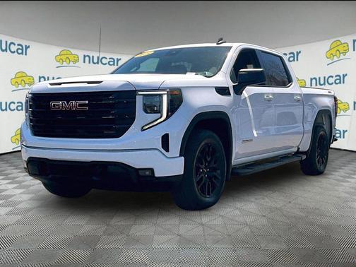 Summit White 2023 GMC Sierra 1500 Elevation