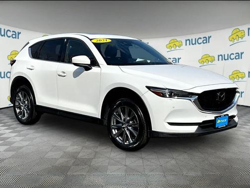 Snowflake White Pearl Mica 2021 Mazda CX-5 Signature