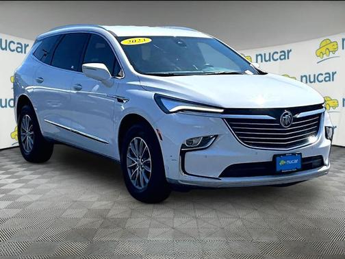 Summit White 2023 Buick Enclave Essence AWD