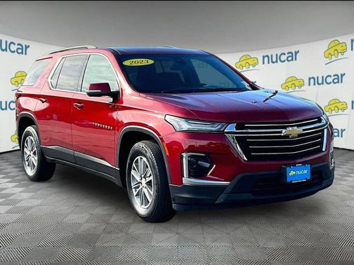 Radiant Red Tintcoat 2023 Chevrolet Traverse LT Cloth