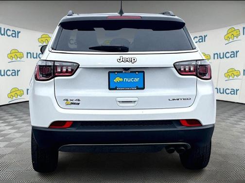 Bright White Clearcoat 2022 Jeep Compass Limited