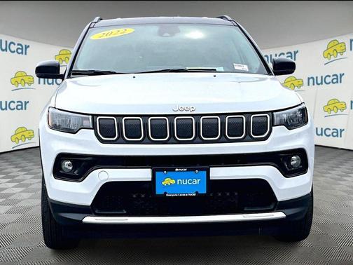 Bright White Clearcoat 2022 Jeep Compass Limited