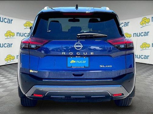 Caspian Blue Metallic/Super Black 2023 Nissan Rogue SL
