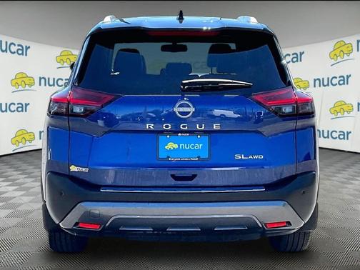 Caspian Blue Metallic/Super Black 2023 Nissan Rogue SL