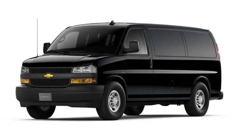 Black 2026 Chevrolet Express 2500 LT
