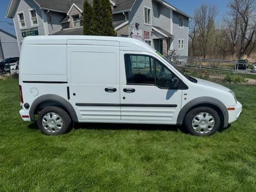 Frozen White 2012 Ford Transit Connect 114.6" XLT w/o side or rear door glass